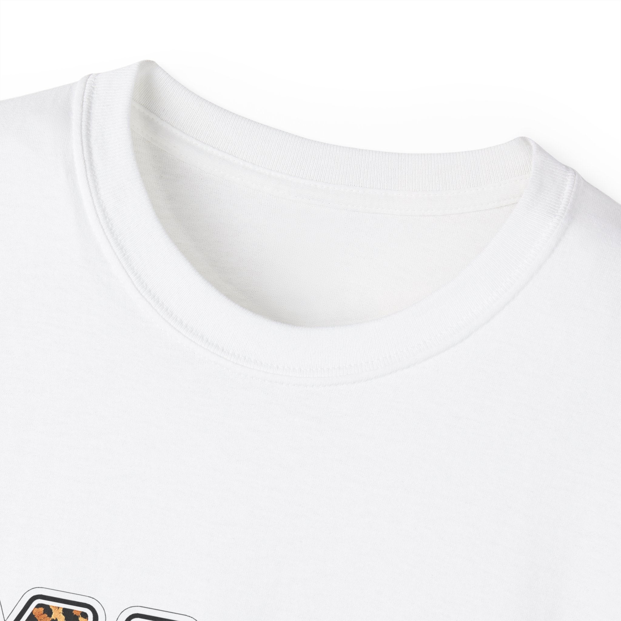 Mama Graphic Tee — Patterned Leopard, Checkered, and Cherry Letters MAMA Shirt