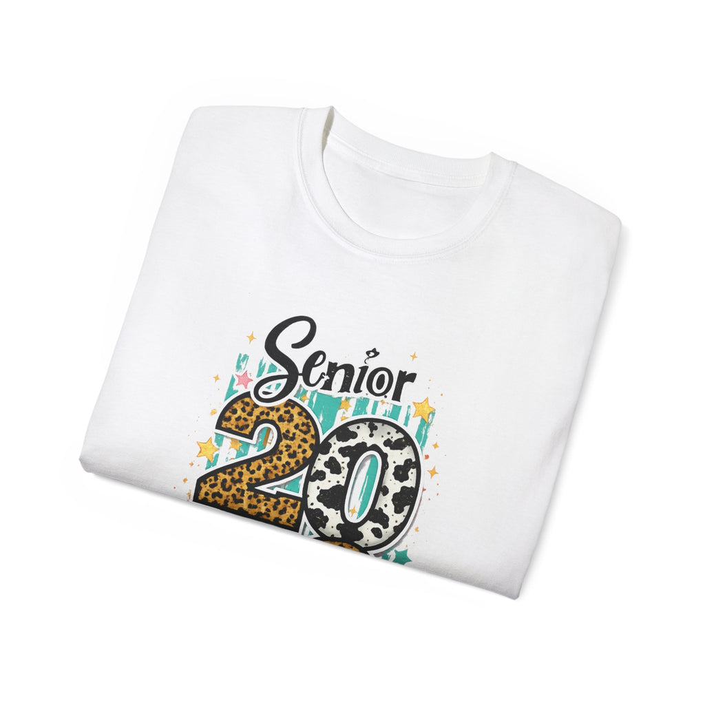 Senior 2026 Leopard & Zebra Print Graduation T‑Shirt