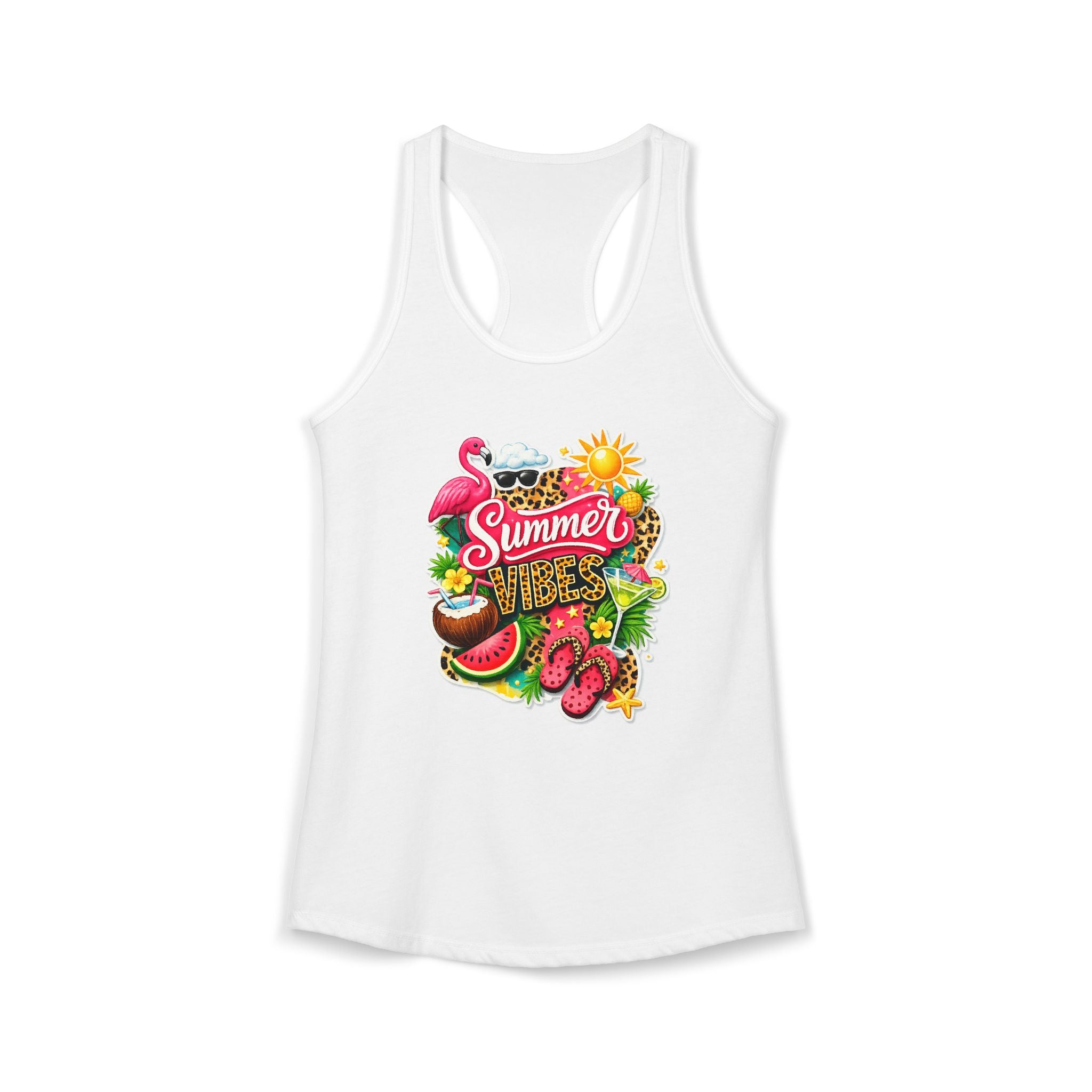 Women's Summer Vibes Racerback Tank