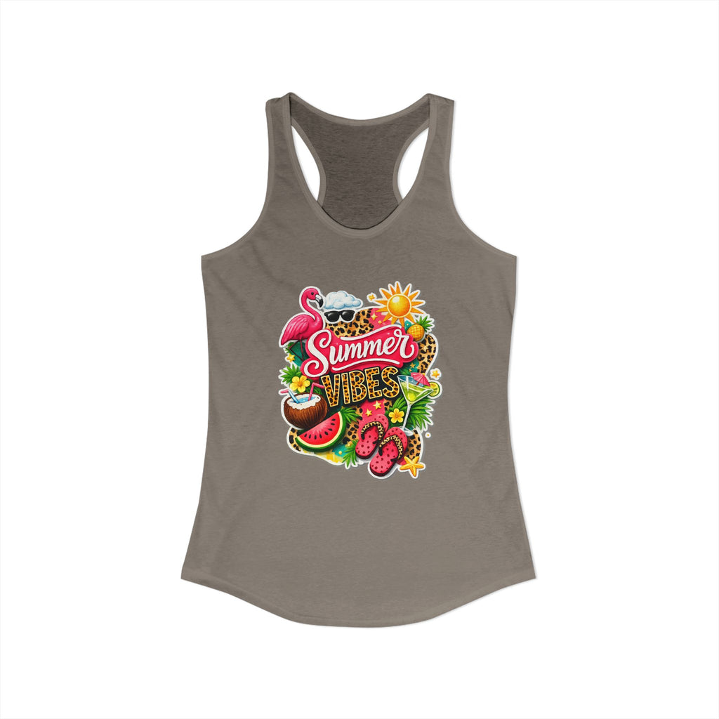 Women's Summer Vibes Racerback Tank