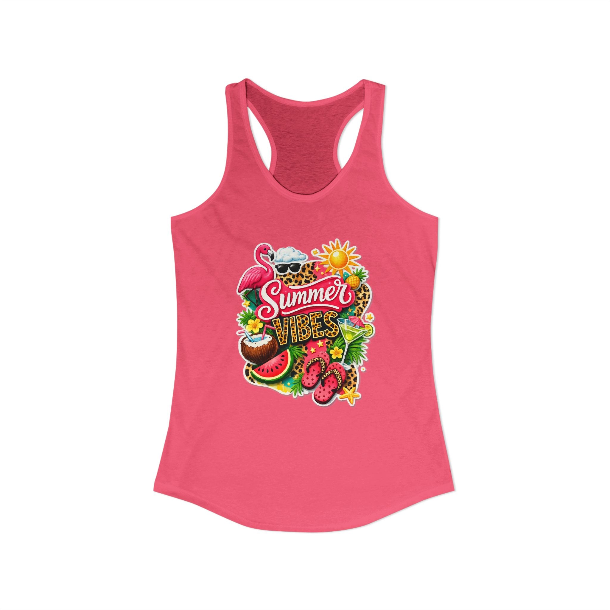 Women's Summer Vibes Racerback Tank