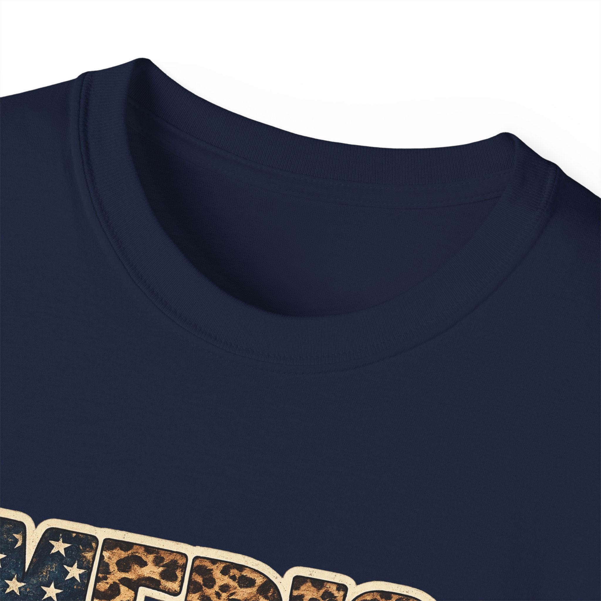 'Merica American Flag Text Tee — Patriotic Fourth of July Shirt