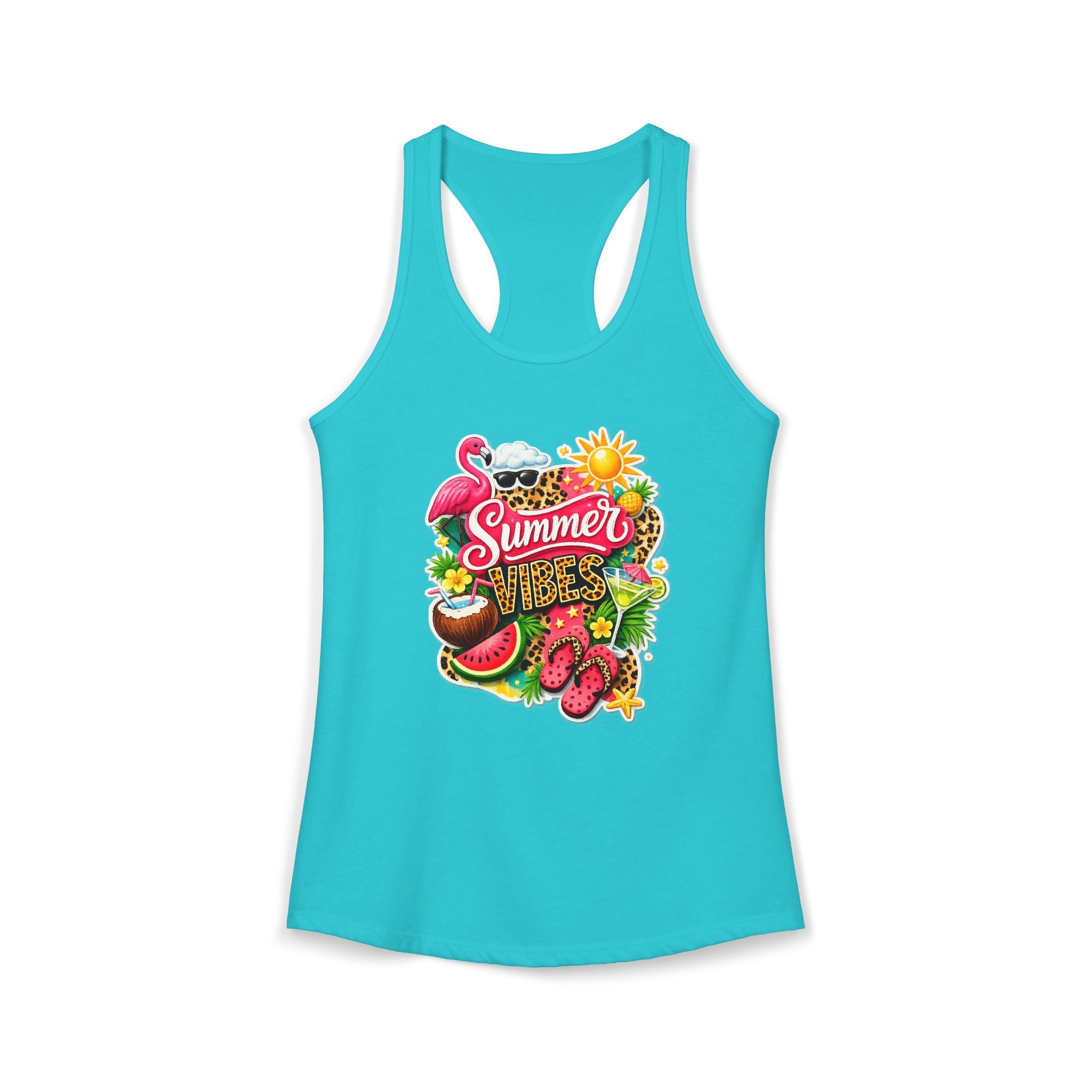 Women's Summer Vibes Racerback Tank