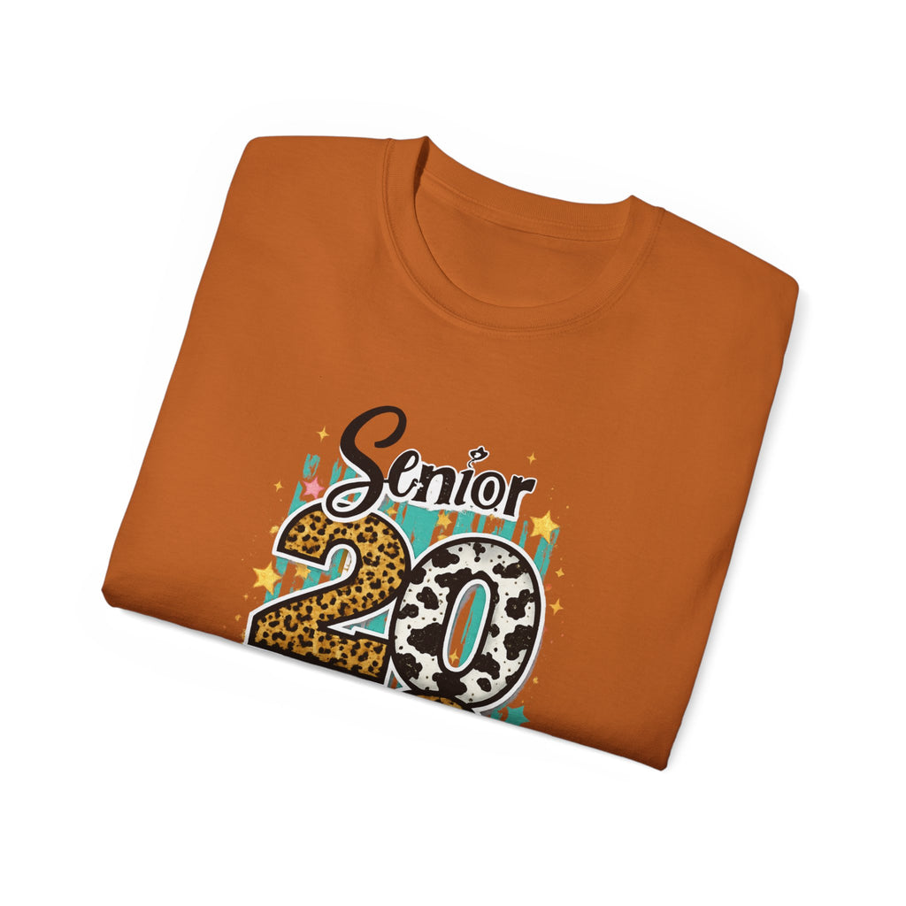 Senior 2026 Leopard & Zebra Print Graduation T‑Shirt