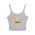 Senior Est. 2026 Tank Top — Women's Graduation Spaghetti Strap Crop