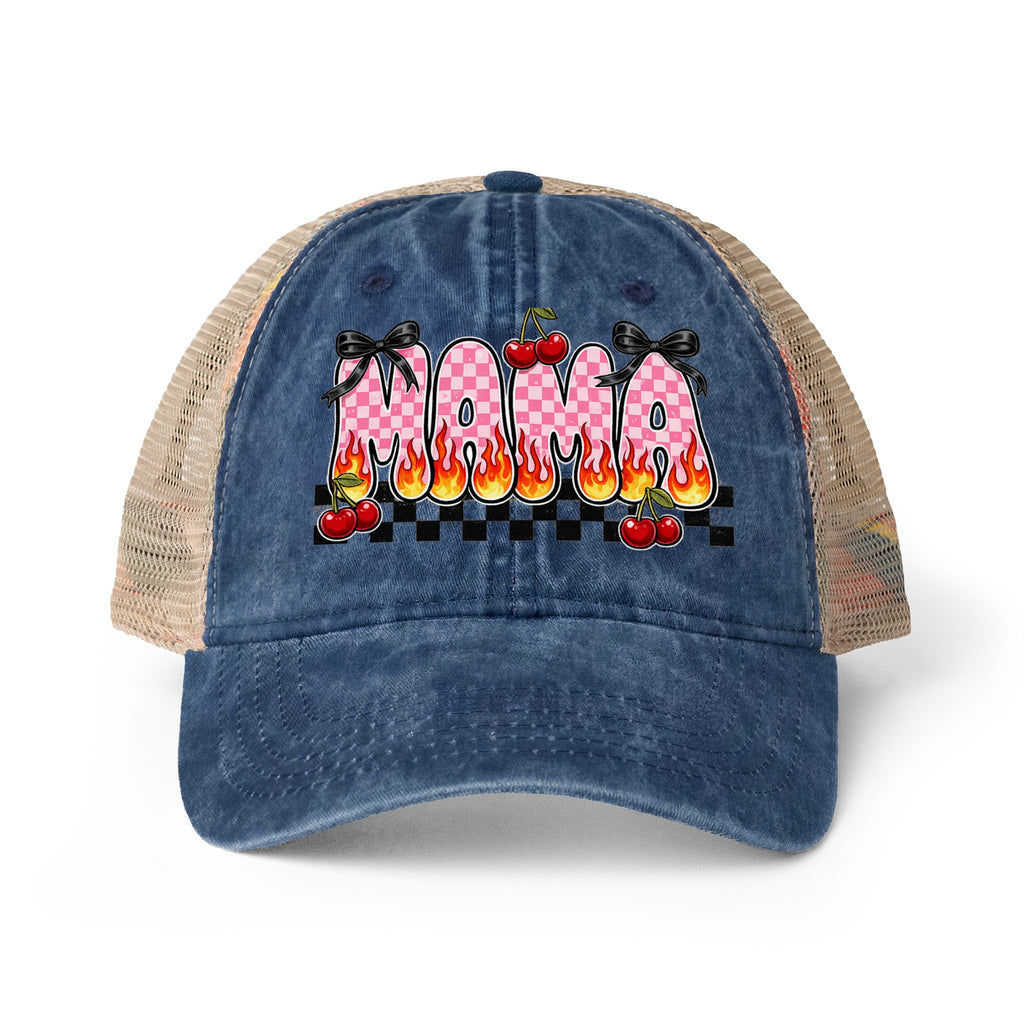 Women's Washed Mesh-Back Cap