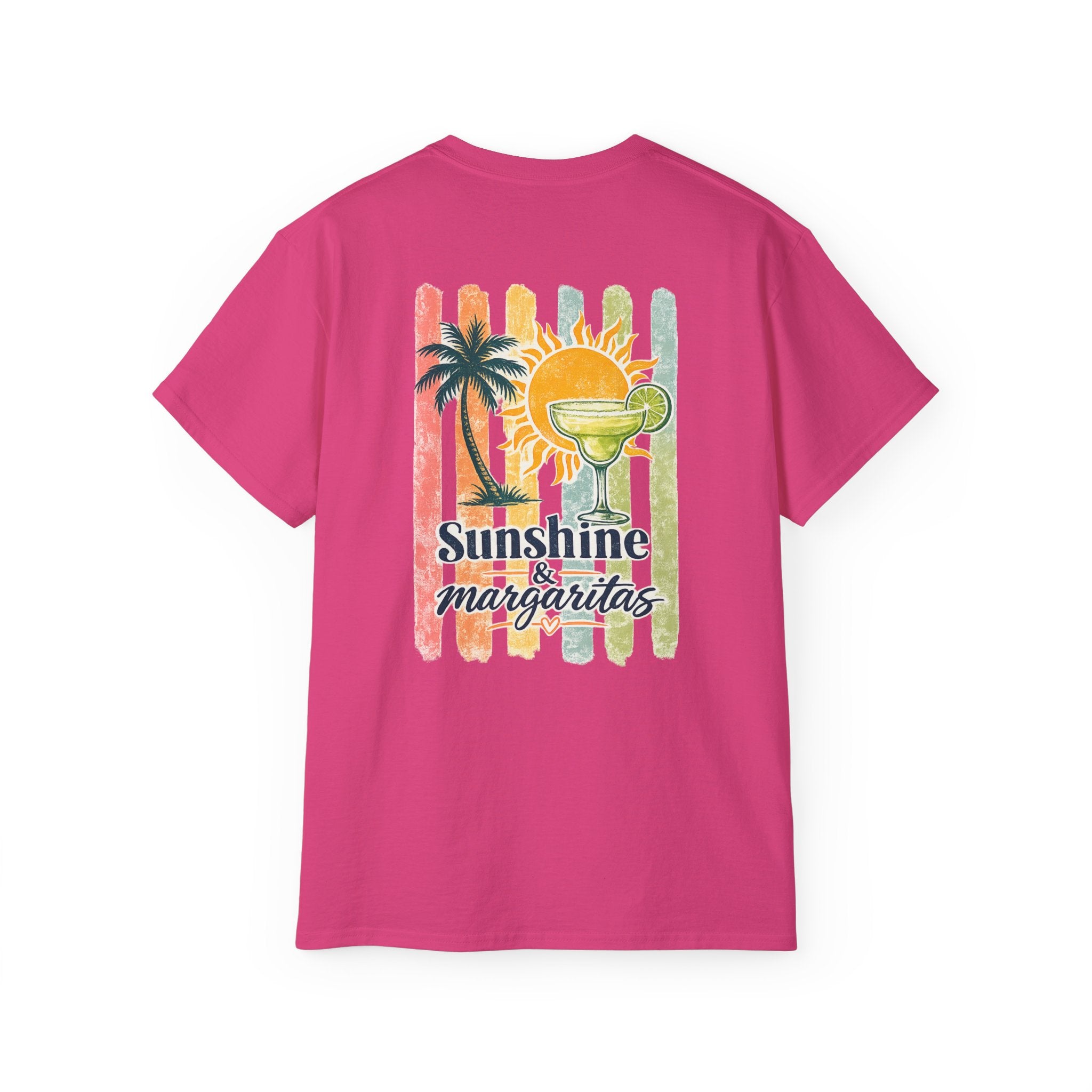 Sunshine & Margaritas Tee — Tropical Cocktail Beach T-Shirt