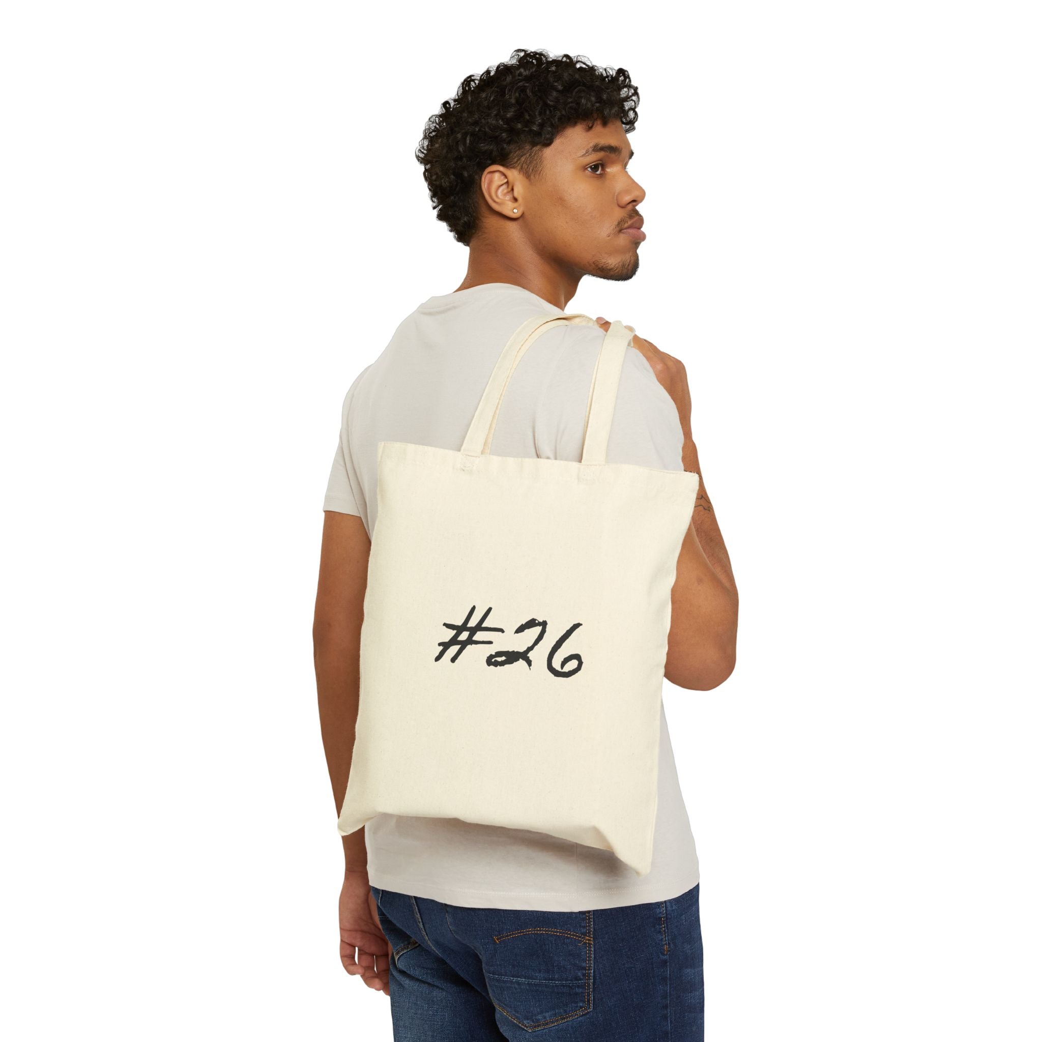 Softball Field Canvas Tote Bag — #26 Personalized Sports Tote