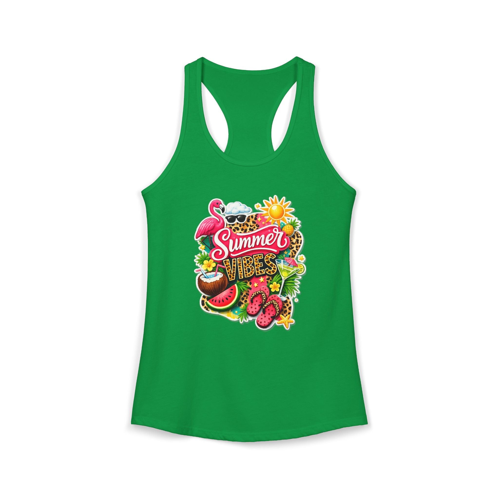 Women's Summer Vibes Racerback Tank