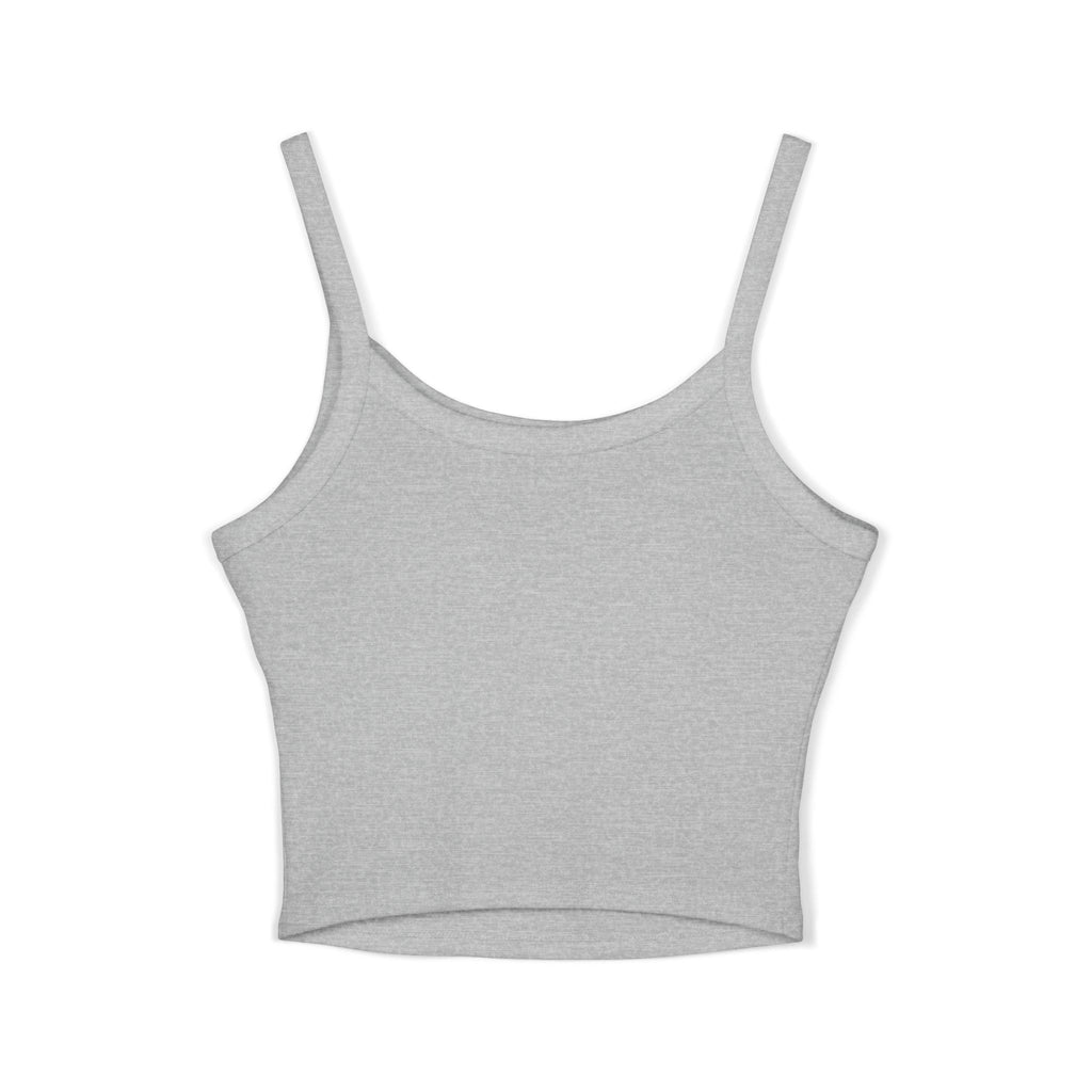 Senior Est. 2026 Tank Top — Women's Graduation Spaghetti Strap Crop