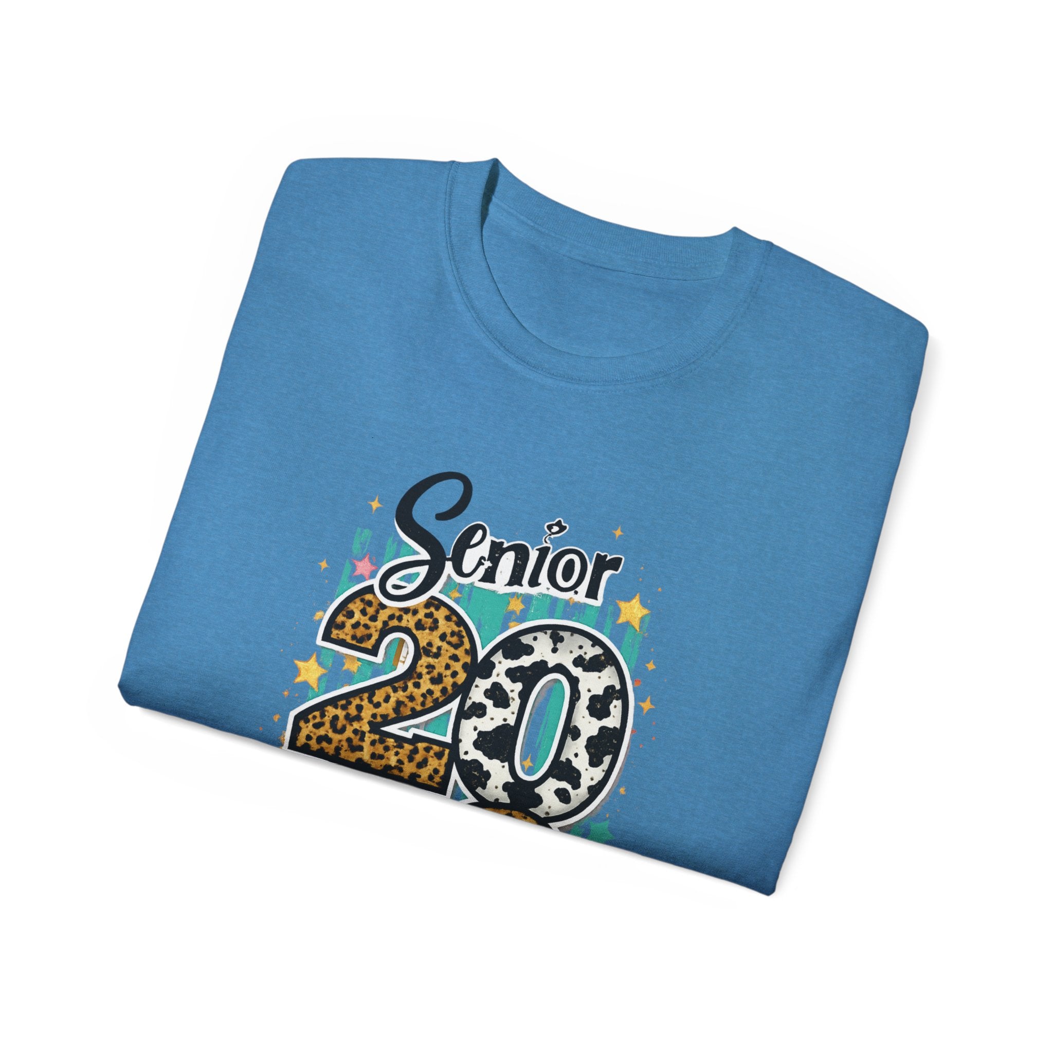 Senior 2026 Leopard & Zebra Print Graduation T‑Shirt