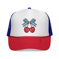 Patriotic Cherry Trucker Cap