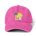 Women's Pigment-Dyed Cap with Fashion Undervisor (Embroidery)