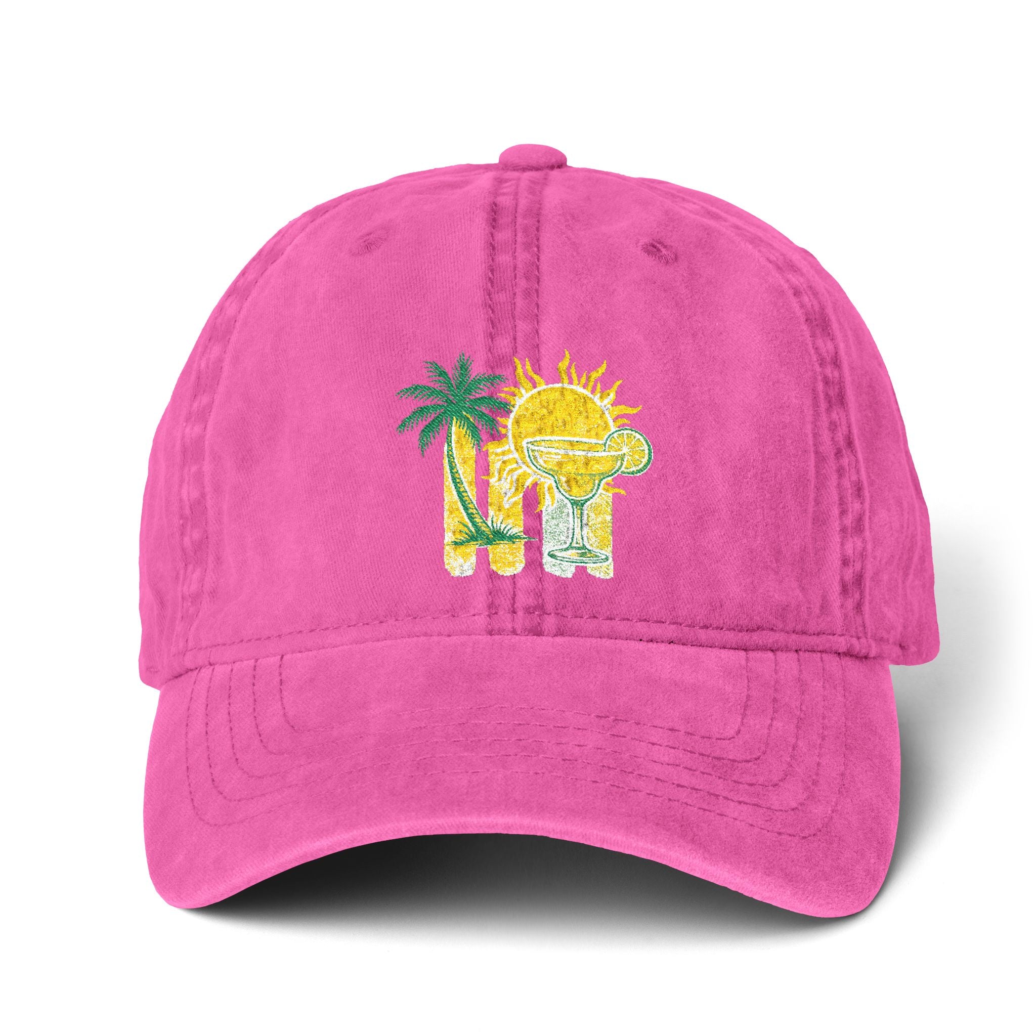 Women's Pigment-Dyed Cap with Fashion Undervisor (Embroidery)