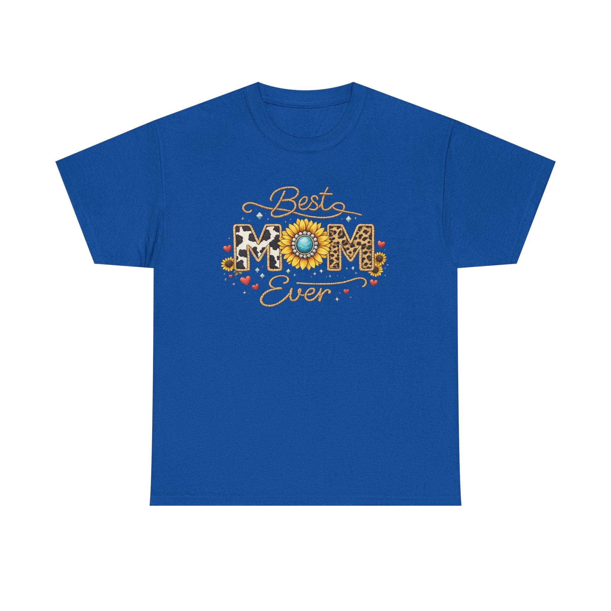 Best Mom Ever T-Shirt — Floral Sunflower Mother's Day Tee