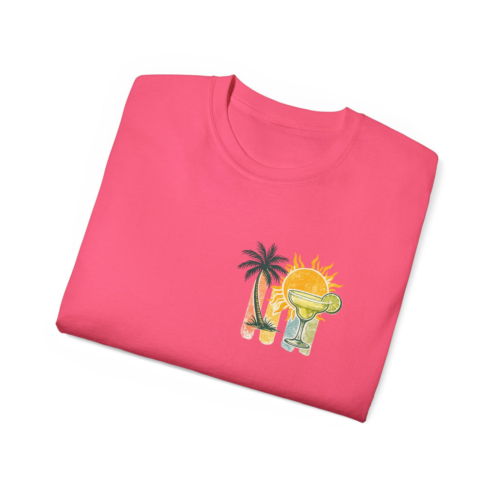 Sunshine & Margaritas Tee — Tropical Cocktail Beach T-Shirt