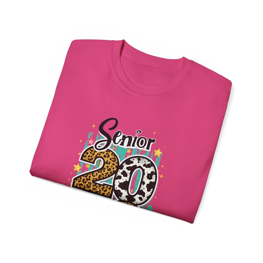 Senior 2026 Leopard & Zebra Print Graduation T‑Shirt