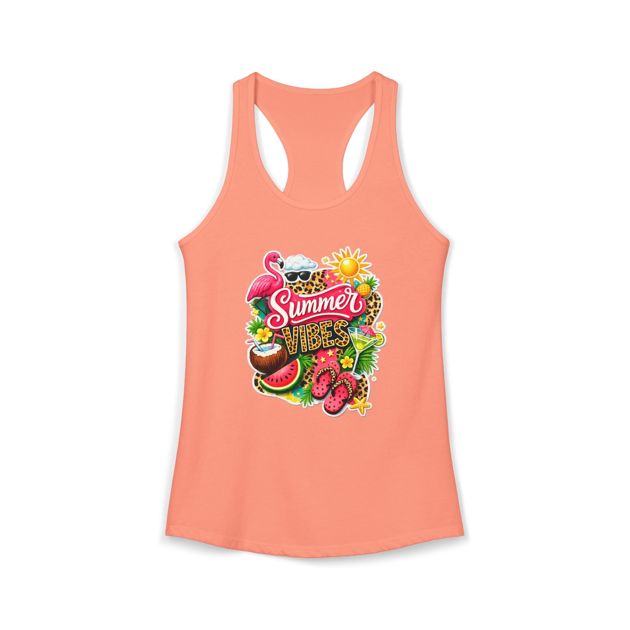 Women's Summer Vibes Racerback Tank