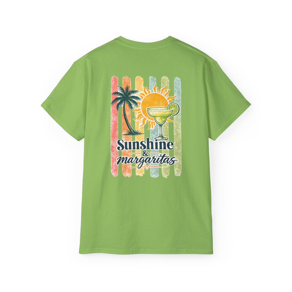 Sunshine & Margaritas Tee — Tropical Cocktail Beach T-Shirt
