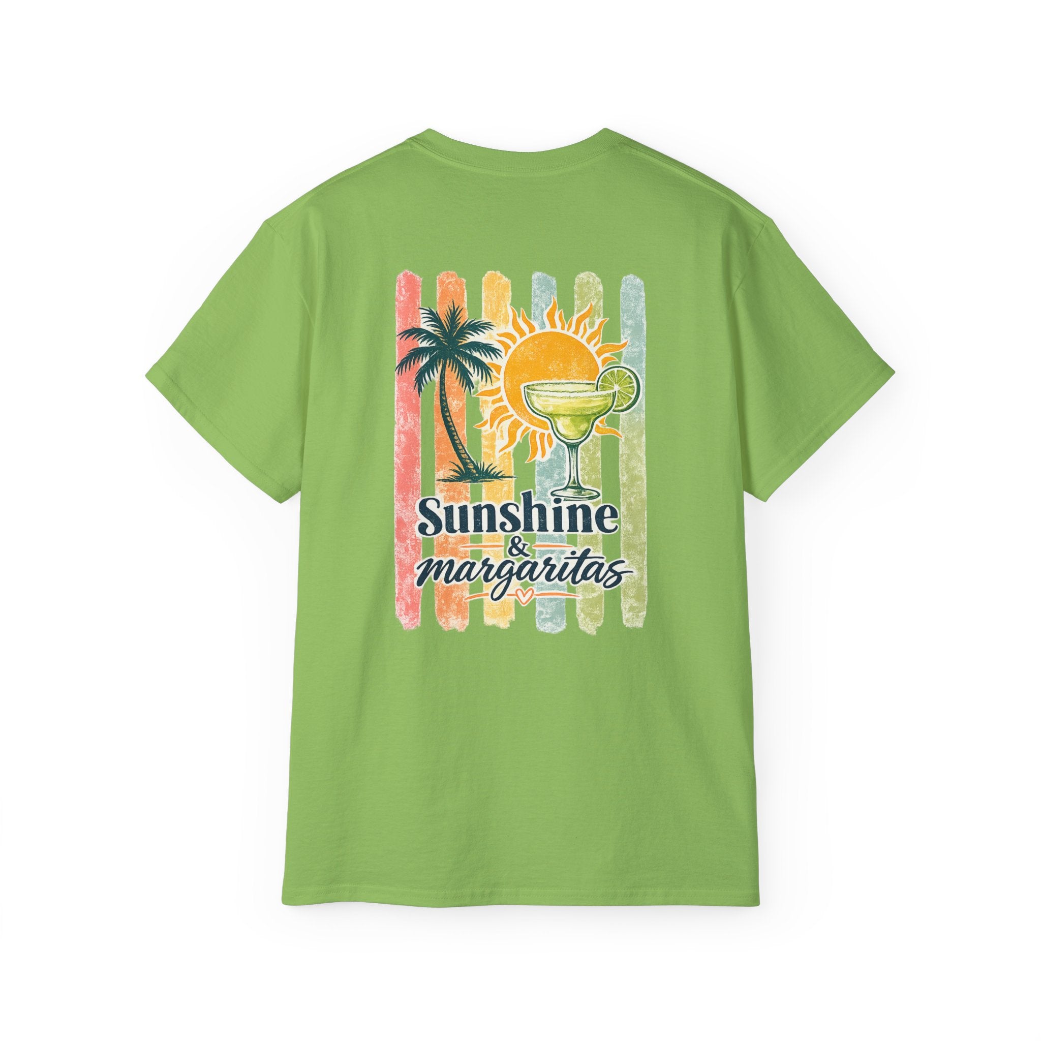 Sunshine & Margaritas Tee — Tropical Cocktail Beach T-Shirt