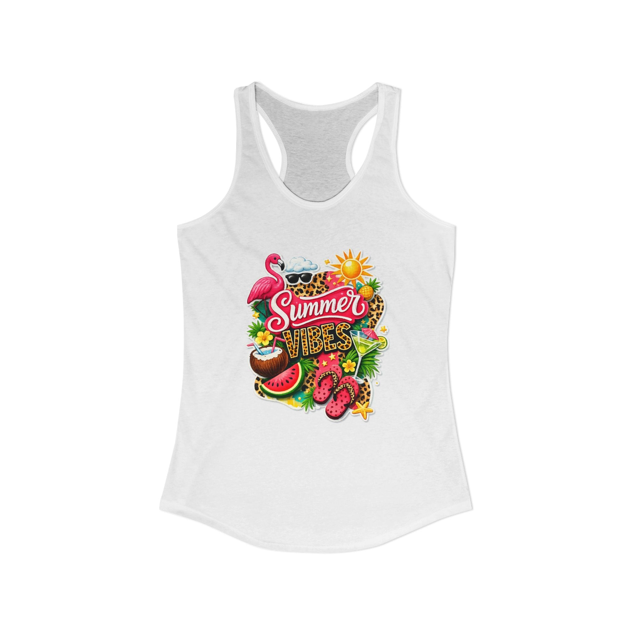 Women's Summer Vibes Racerback Tank