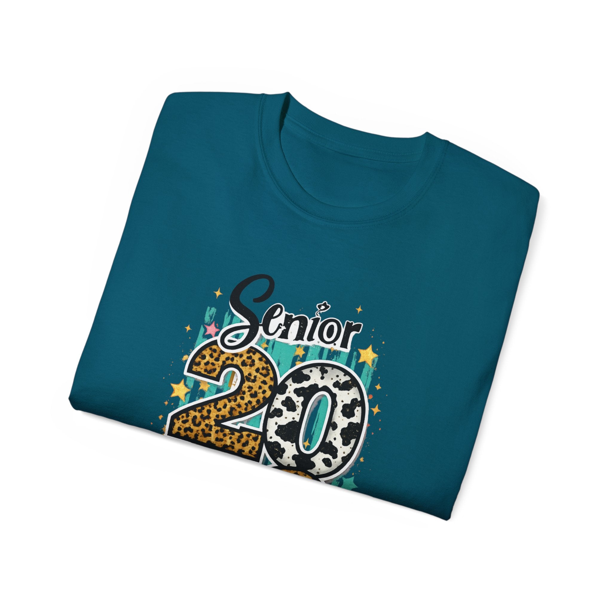 Senior 2026 Leopard & Zebra Print Graduation T‑Shirt