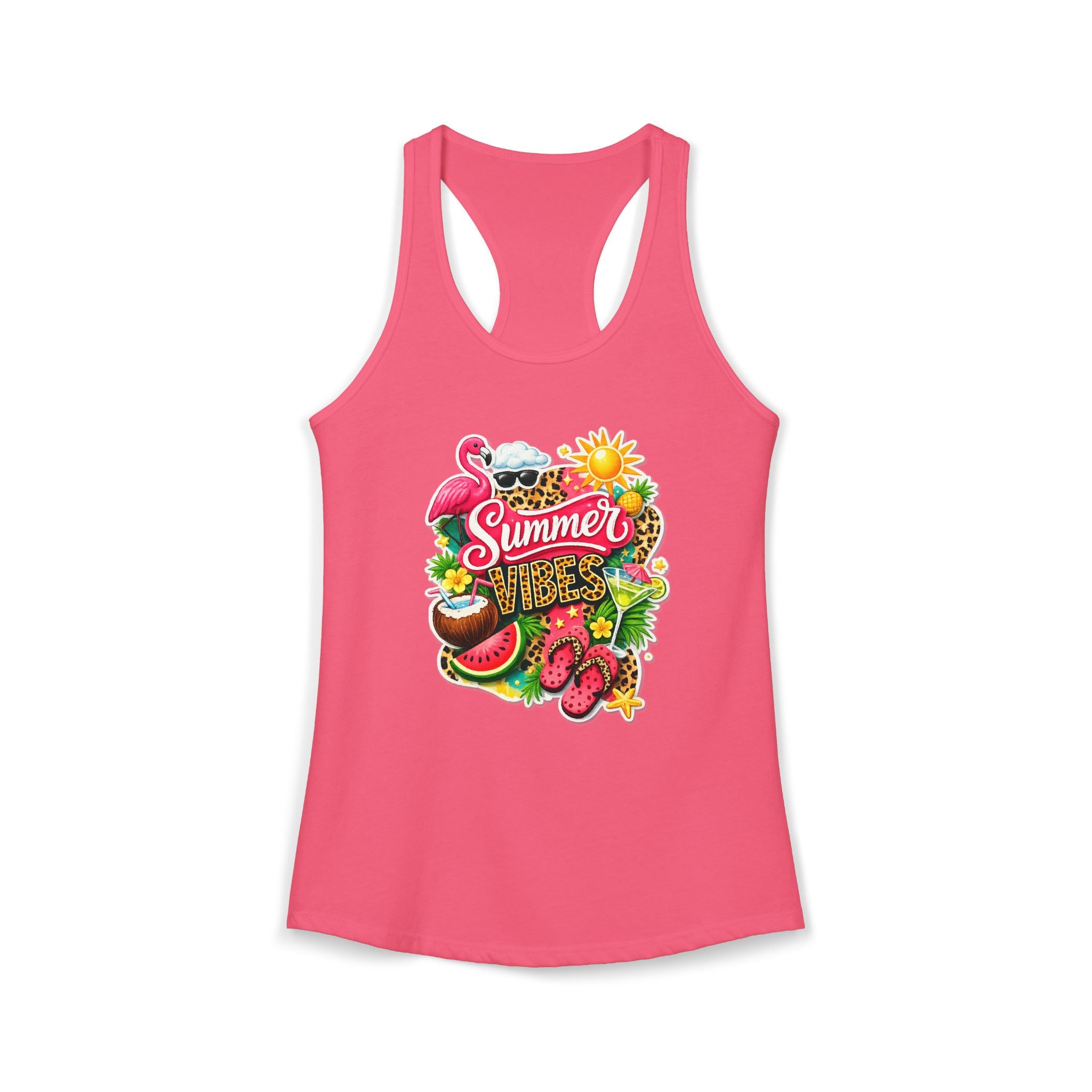Women's Summer Vibes Racerback Tank