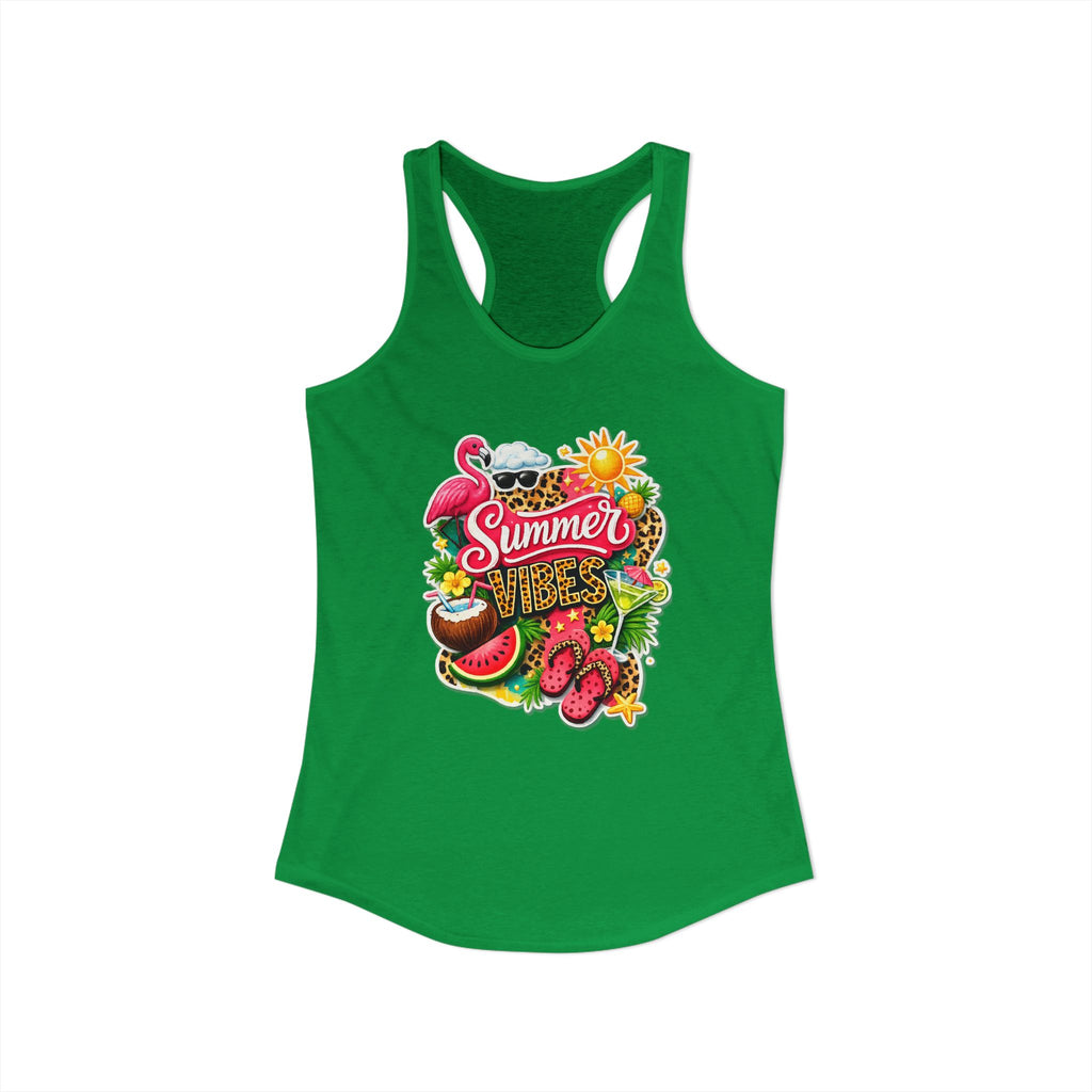 Women's Summer Vibes Racerback Tank