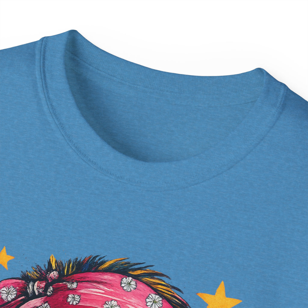'Merica Eagle T-Shirt — Patriotic Bald Eagle with Sunglasses & Floral Design
