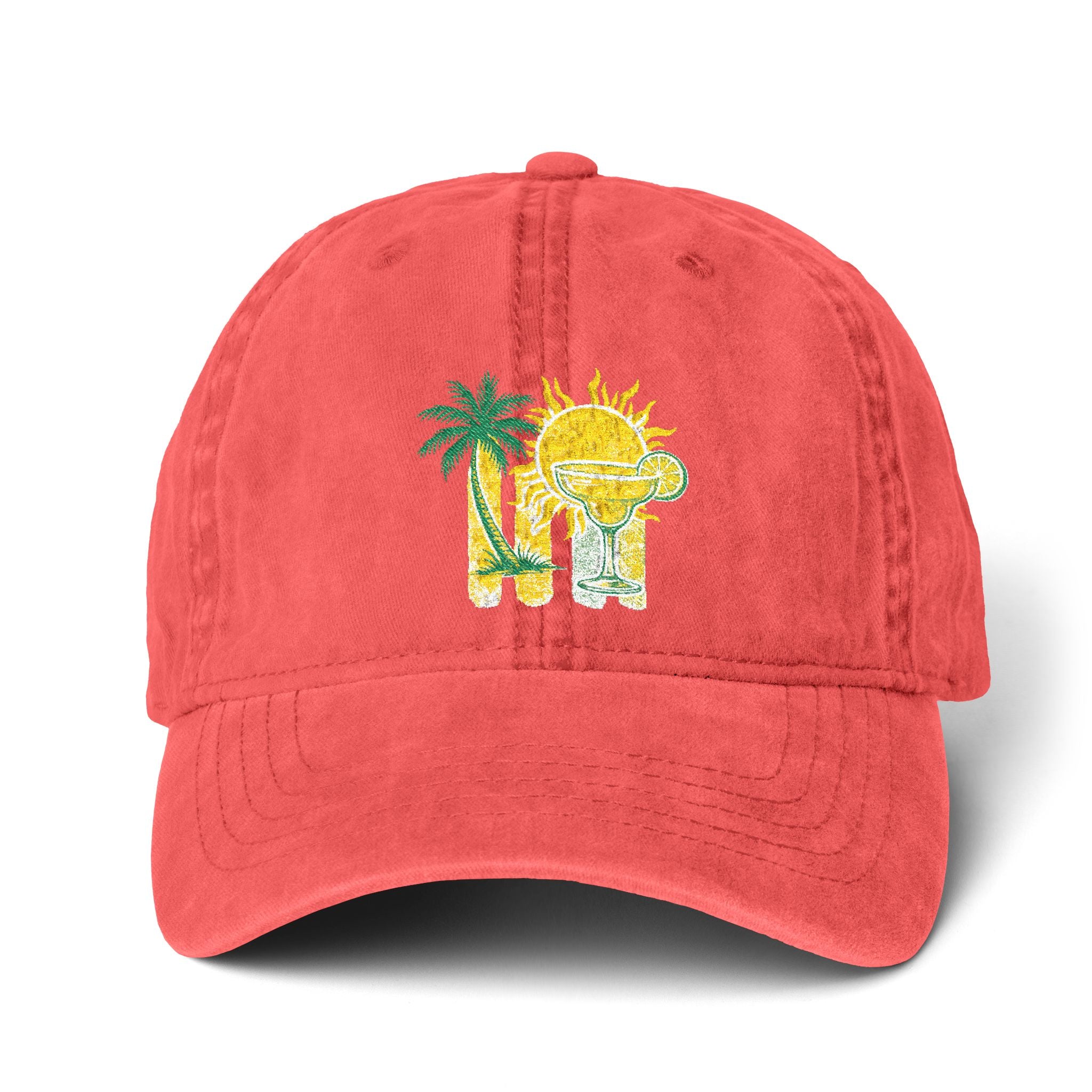 Women's Pigment-Dyed Cap with Fashion Undervisor (Embroidery)
