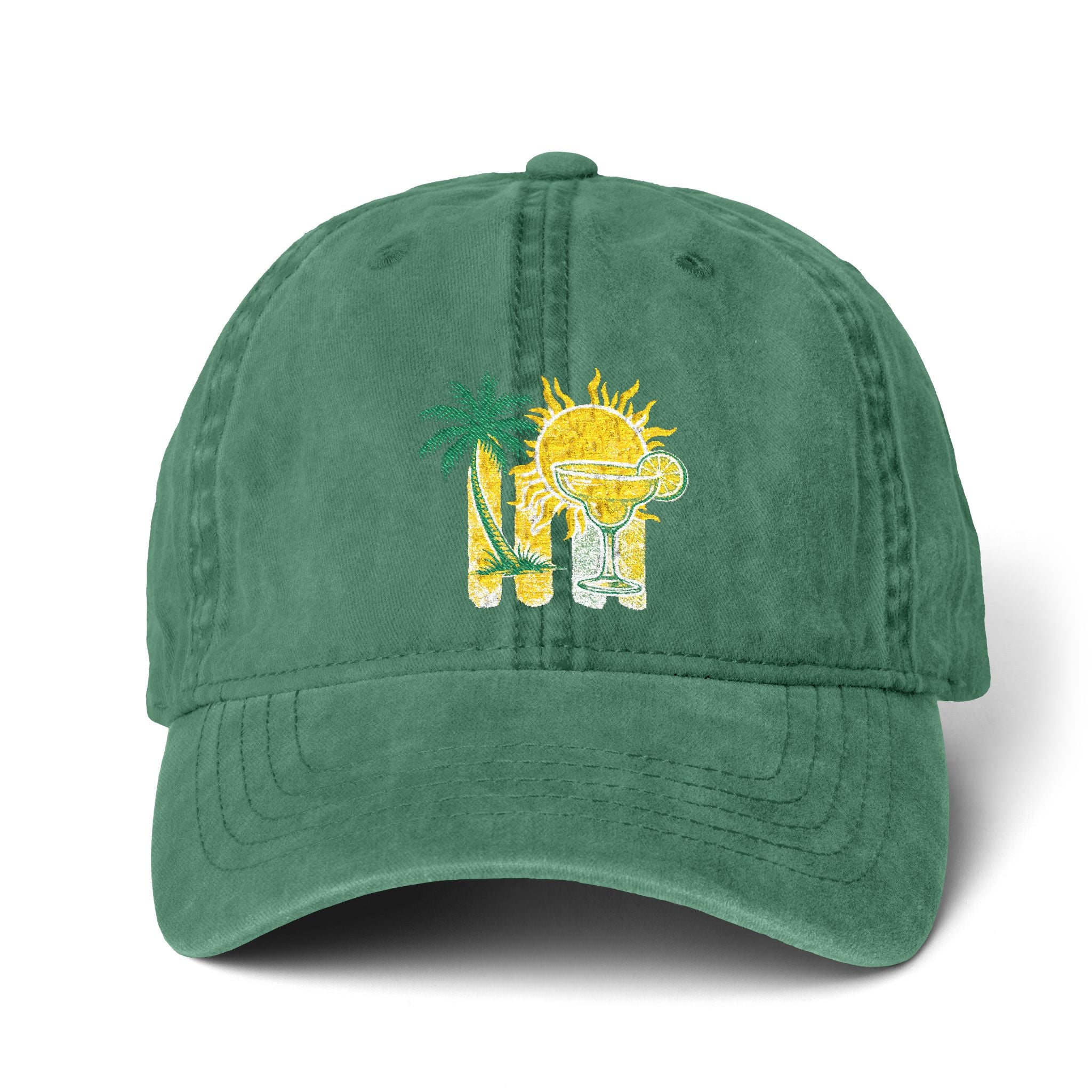 Women's Pigment-Dyed Cap with Fashion Undervisor (Embroidery)