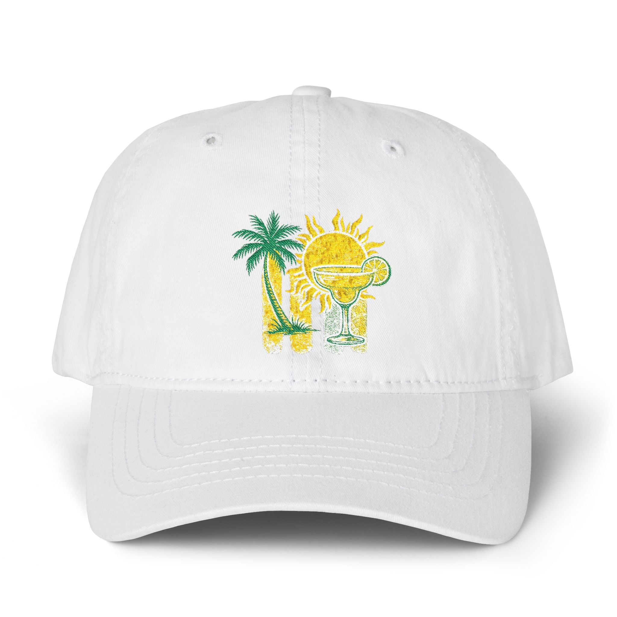 Women's Pigment-Dyed Cap with Fashion Undervisor (Embroidery)