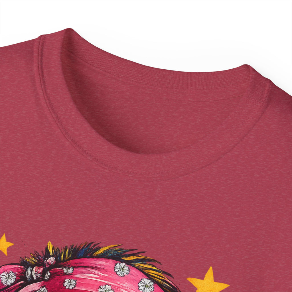 'Merica Eagle T-Shirt — Patriotic Bald Eagle with Sunglasses & Floral Design