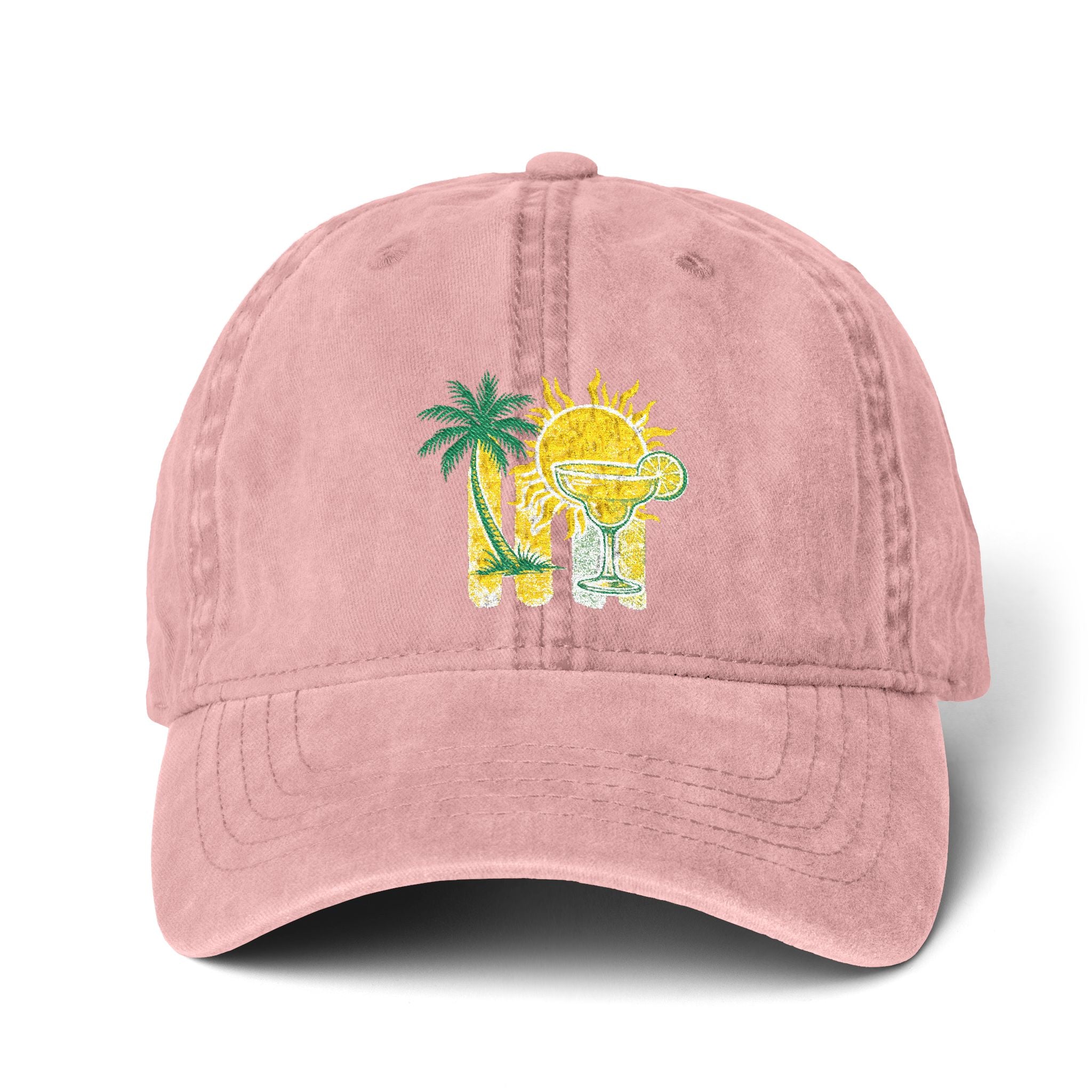 Women's Pigment-Dyed Cap with Fashion Undervisor (Embroidery)