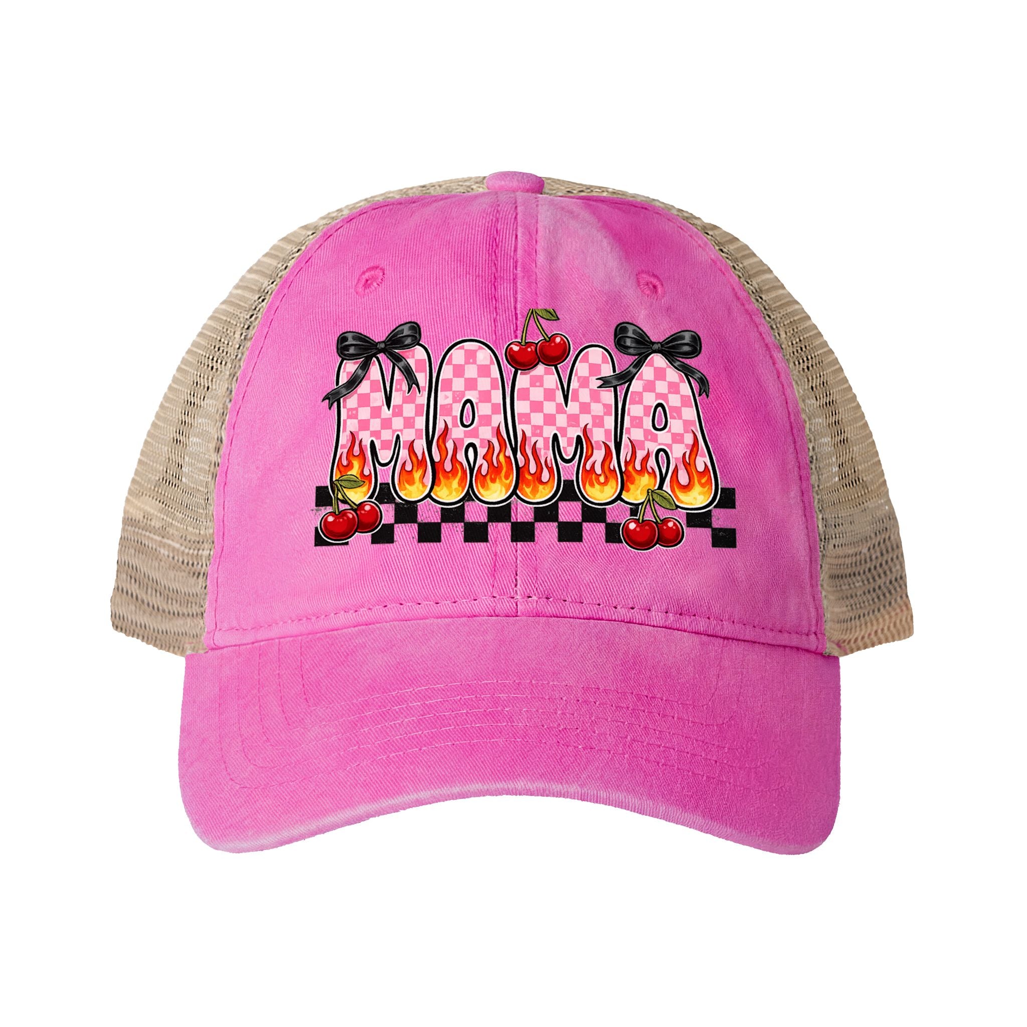 Women's Washed Mesh-Back Cap