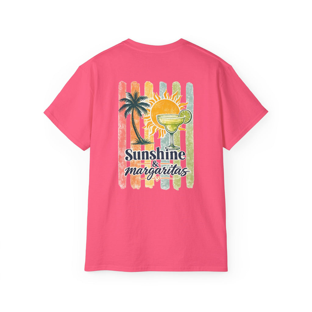 Sunshine & Margaritas Tee — Tropical Cocktail Beach T-Shirt