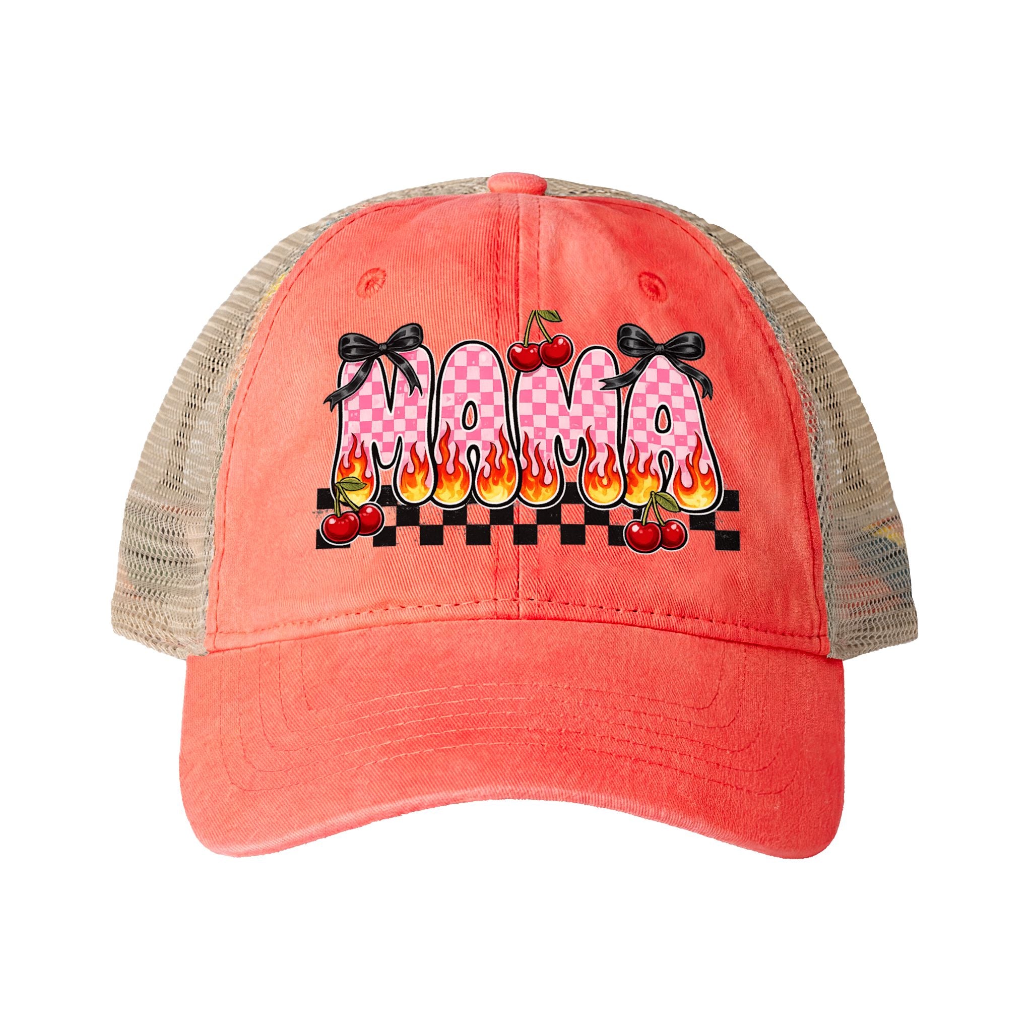 Women's Washed Mesh-Back Cap