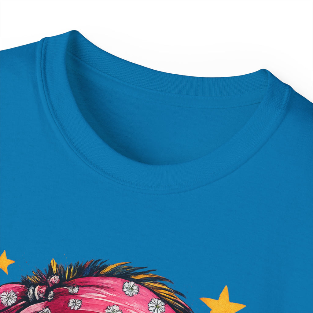 'Merica Eagle T-Shirt — Patriotic Bald Eagle with Sunglasses & Floral Design