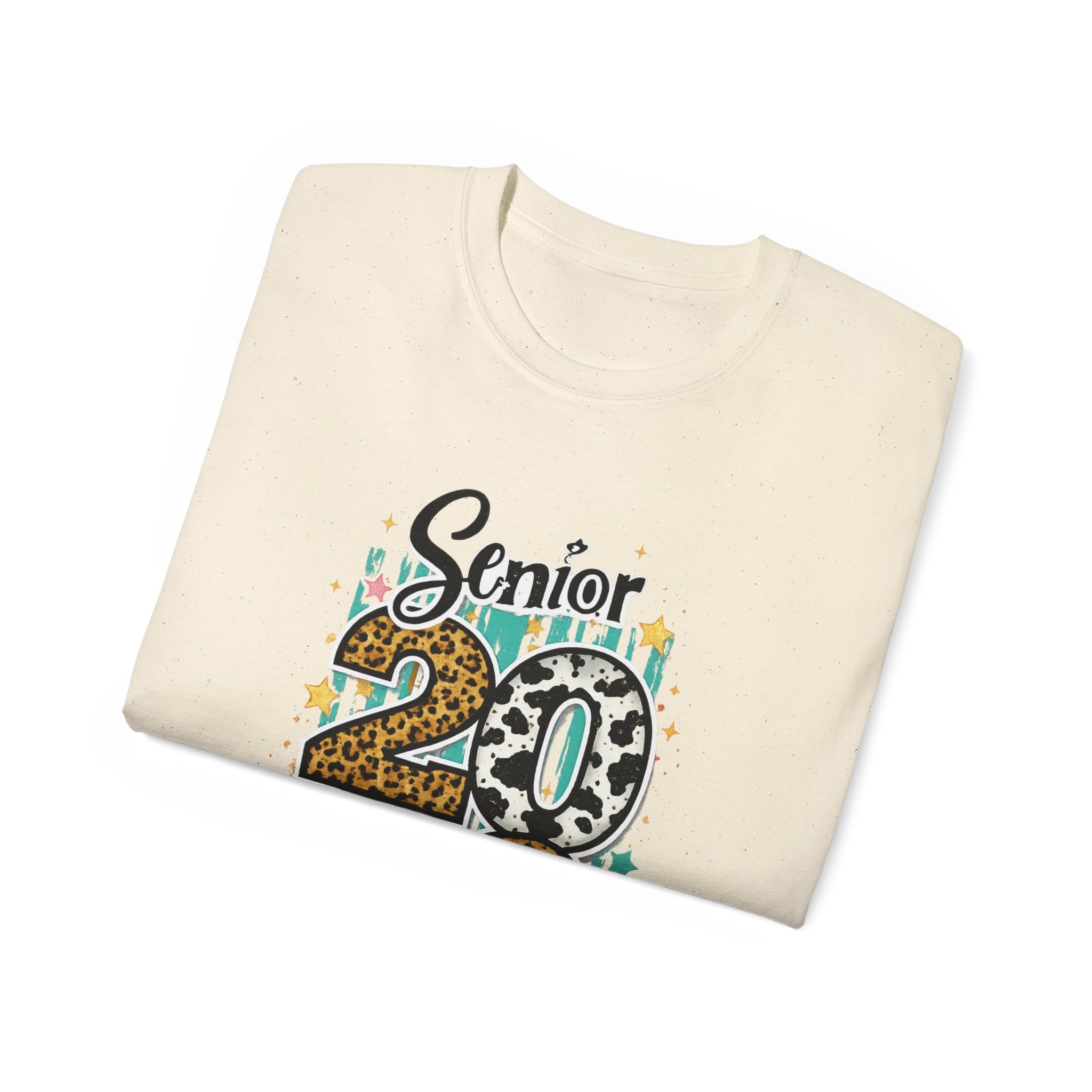 Senior 2026 Leopard & Zebra Print Graduation T‑Shirt