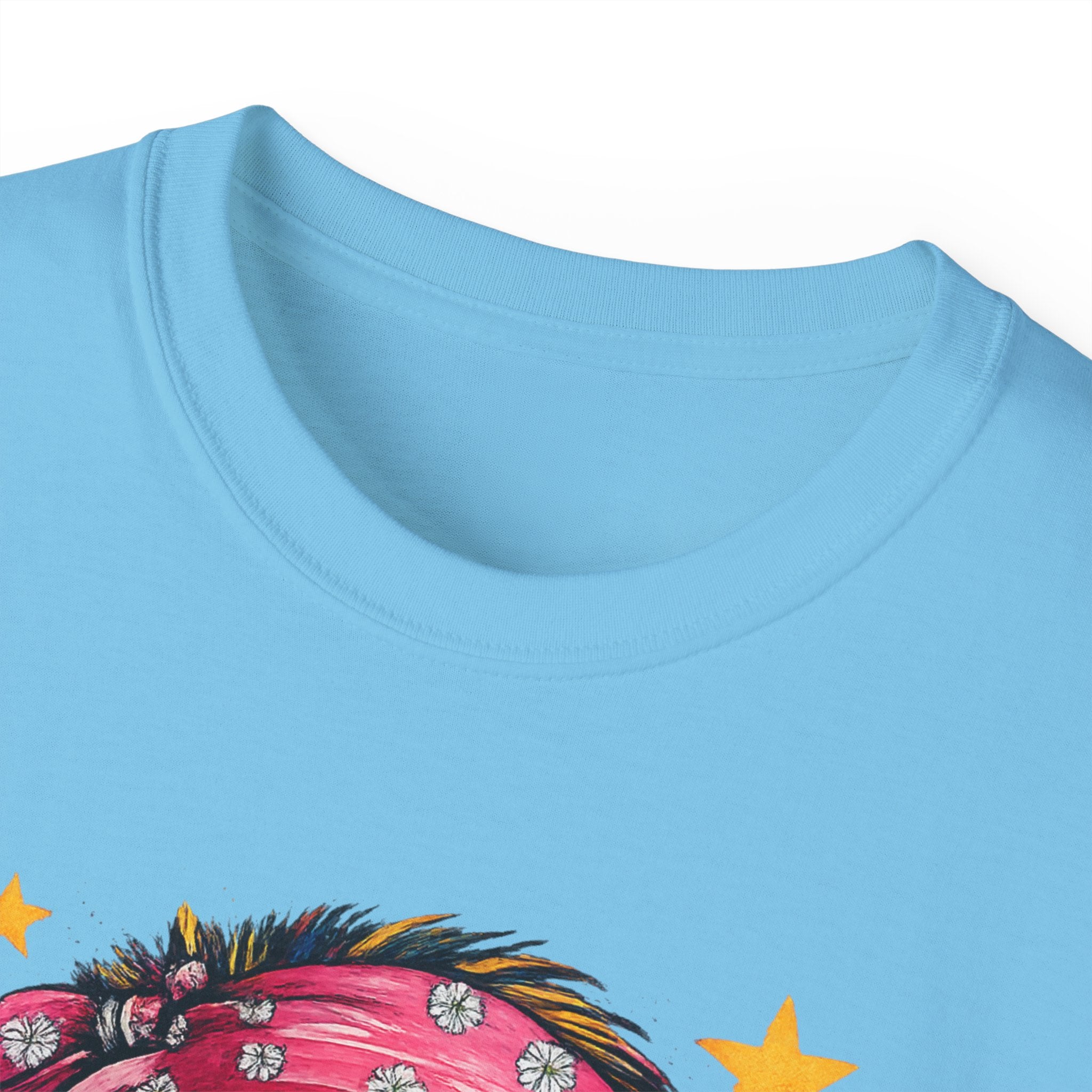 'Merica Eagle T-Shirt — Patriotic Bald Eagle with Sunglasses & Floral Design
