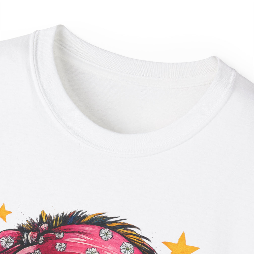 'Merica Eagle T-Shirt — Patriotic Bald Eagle with Sunglasses & Floral Design