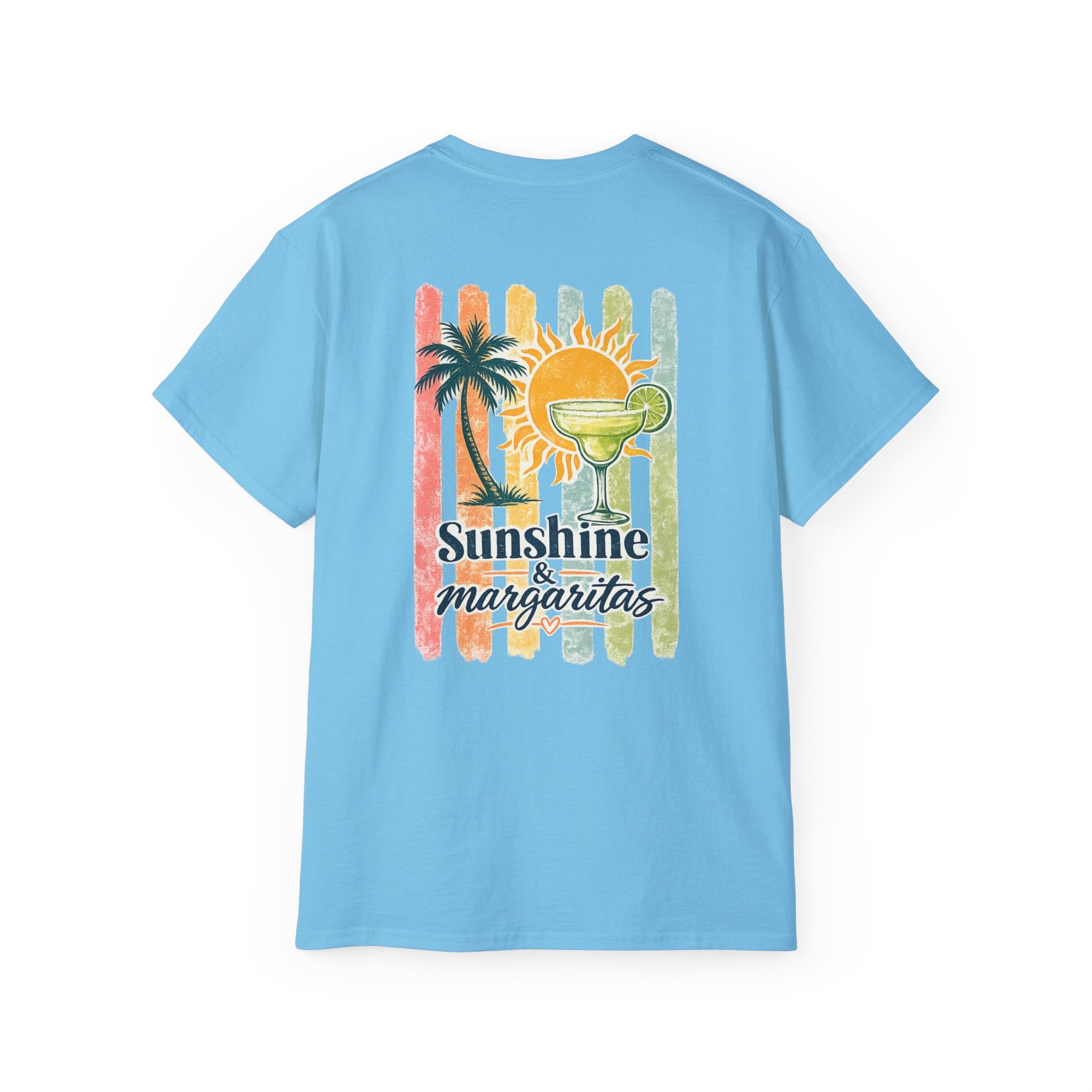 Sunshine & Margaritas Tee — Tropical Cocktail Beach T-Shirt