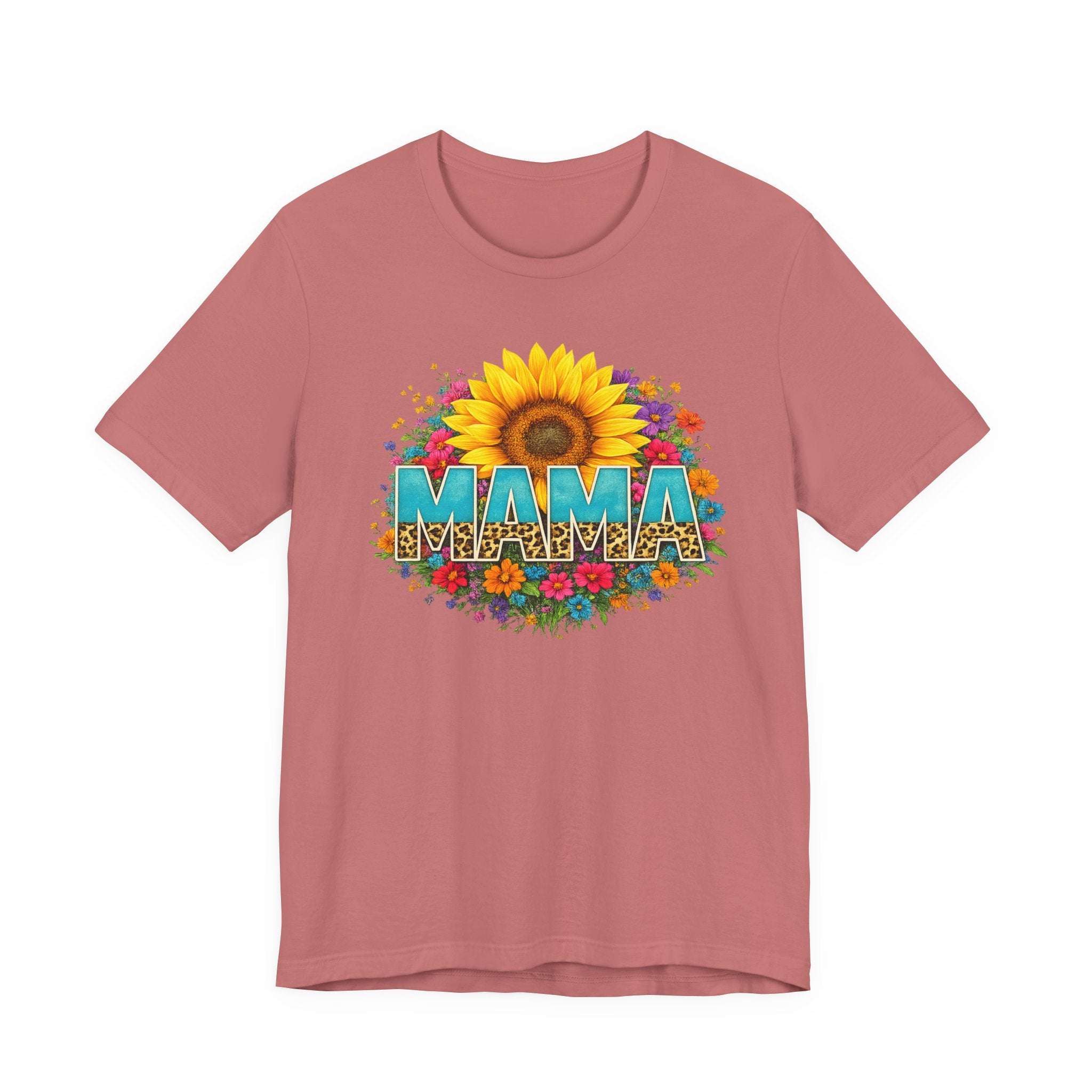 Mama Sunflower Tee — Floral "Mama" Mother's Day Gift Shirt