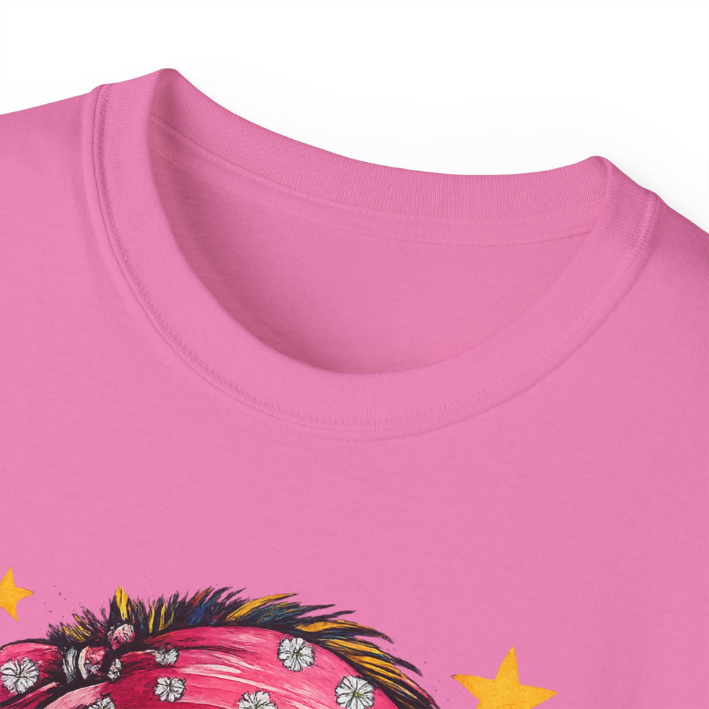 'Merica Eagle T-Shirt — Patriotic Bald Eagle with Sunglasses & Floral Design