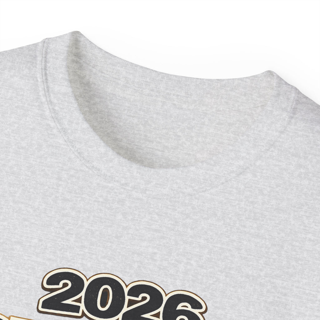 2026 Senior Mom T-Shirt — Leopard Print Graduation Tee