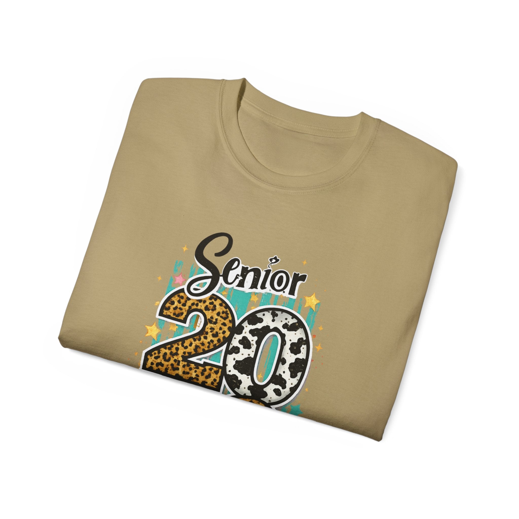 Senior 2026 Leopard & Zebra Print Graduation T‑Shirt