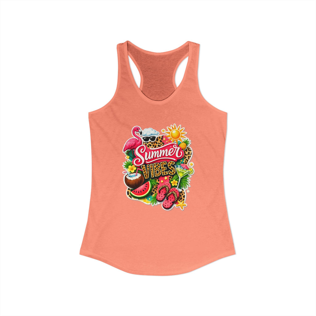 Women's Summer Vibes Racerback Tank