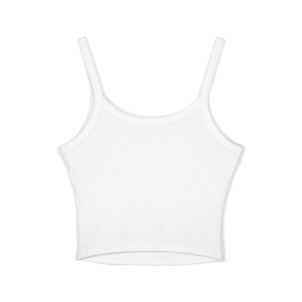 Senior Est. 2026 Tank Top — Women's Graduation Spaghetti Strap Crop