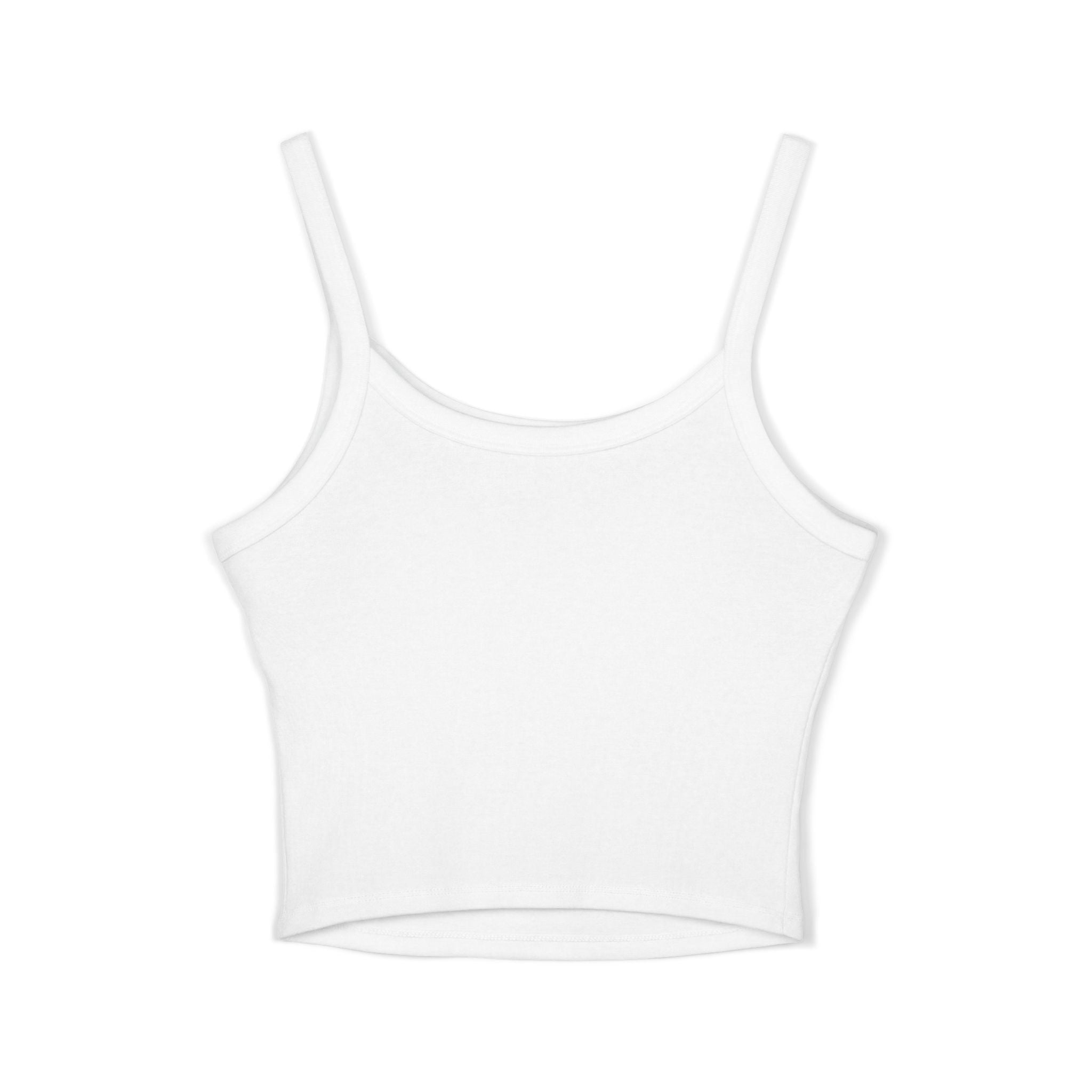 Senior Est. 2026 Tank Top — Women's Graduation Spaghetti Strap Crop