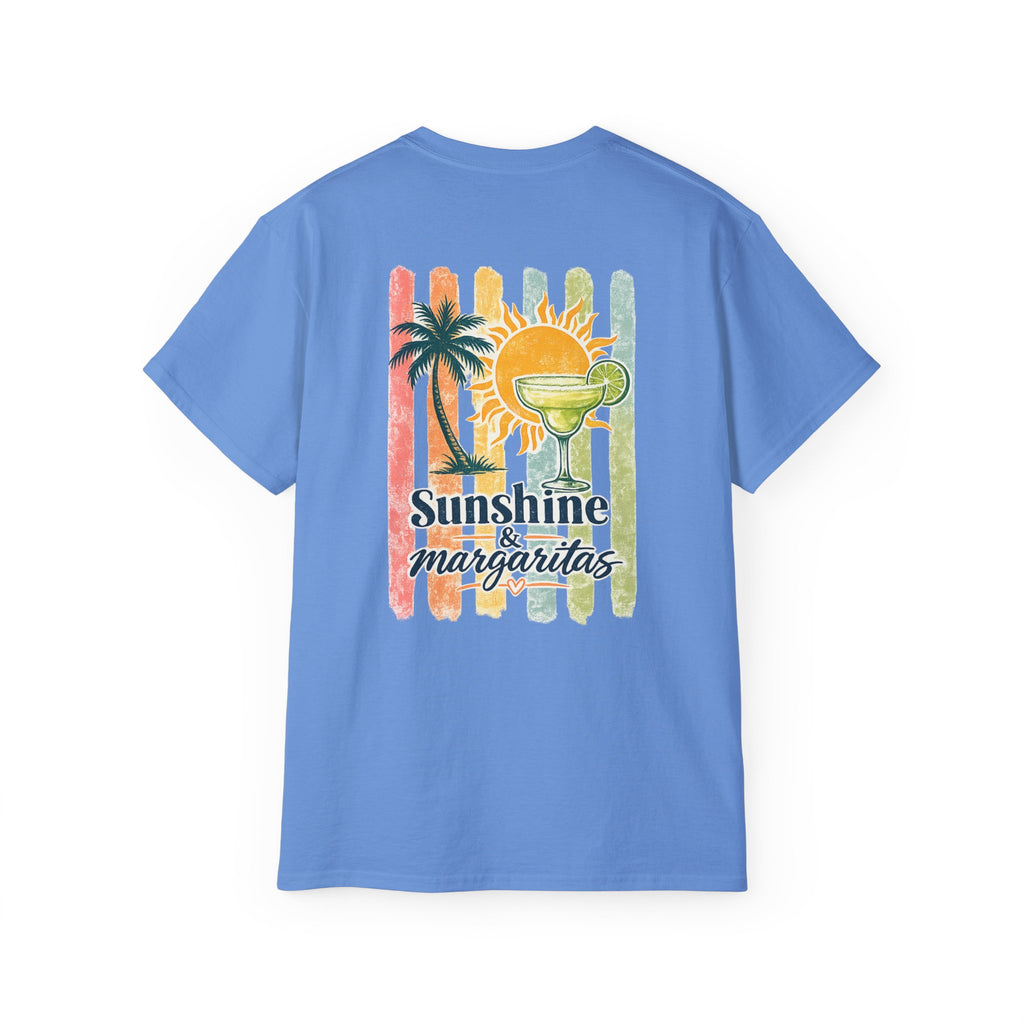 Sunshine & Margaritas Tee — Tropical Cocktail Beach T-Shirt